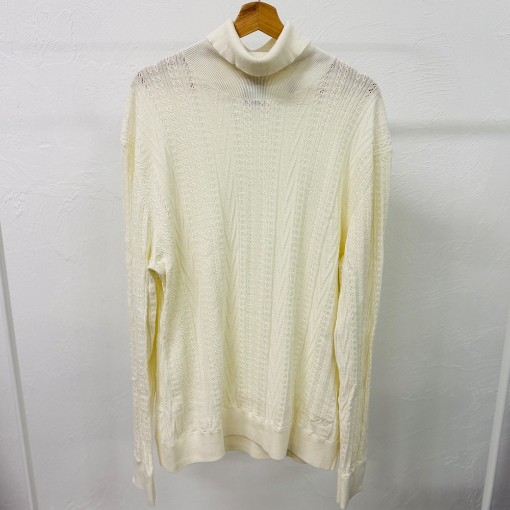 KITH NYC Cable Knit Turtleneck Sweater XXL